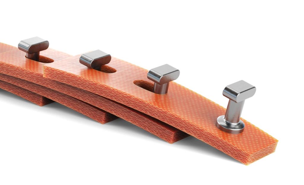 Orange NuTLink belt image from Gates product catalog